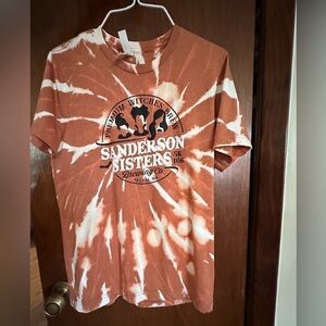 Upcycled Sanderson Sisters Size Med Tie-Dye Tee